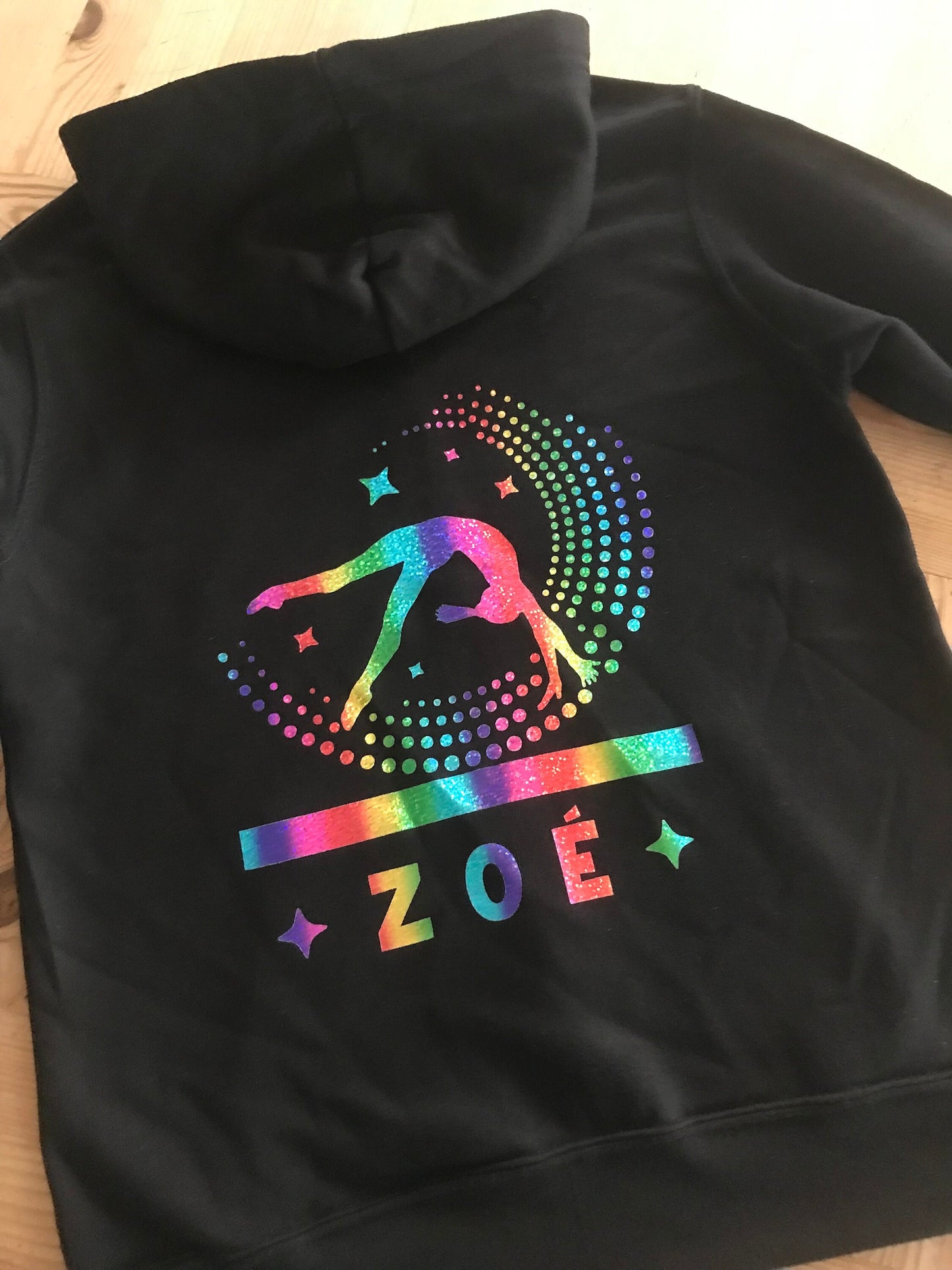 Veste zippée capuche gym personnalisable couleur au choix