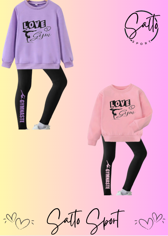 Ensemble leggings et sweat personnalisable
