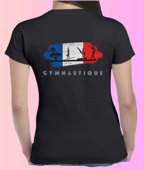 T shirt tricolore FRANCE gym