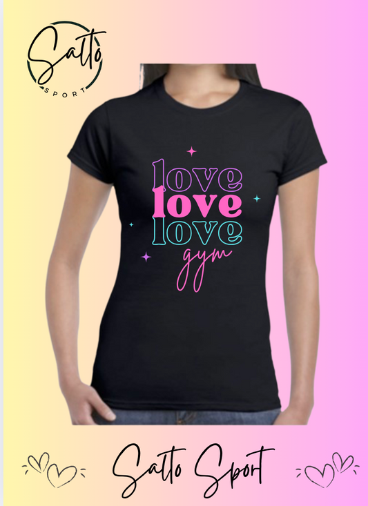 T shirt LOVE LOVE LOVE GYM
