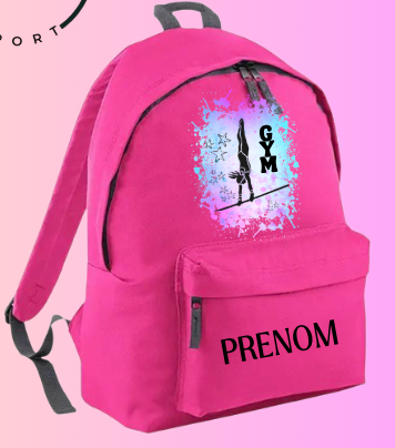 Sac à dos GYM Equi Barres personnalisation possible