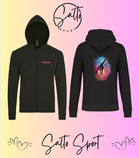 Sweat zIppé a capuche COLLECTION NUAGE 5 modèles au choix