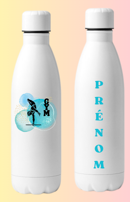 Gourde Alu modèle GAM PRENOM OFFERT au dos