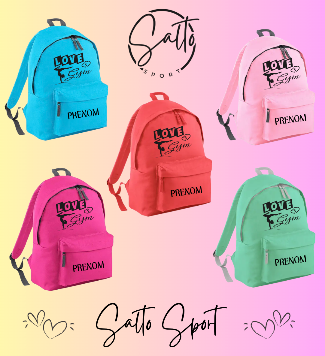Sac à dos LOVE GYM