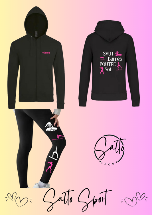 Ensemble veste et leggings 4 agrès