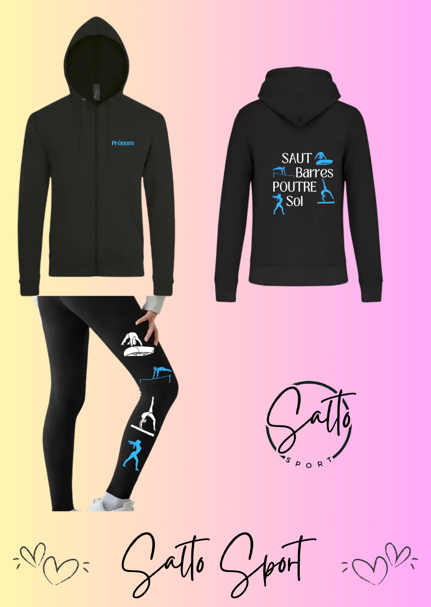 Ensemble veste et leggings 4 agrès