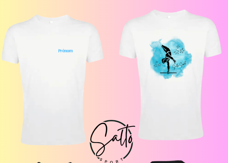 T shirt GAM Fixe Nuage bleu