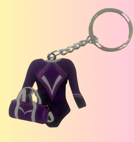 Porte clé justaucorps