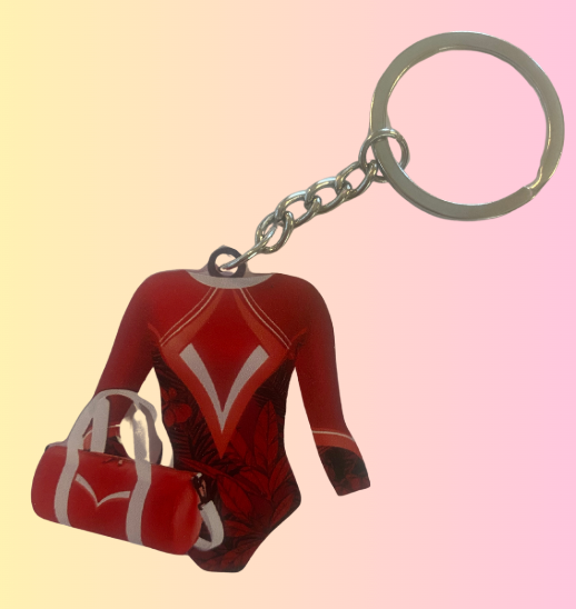 Porte clé justaucorps