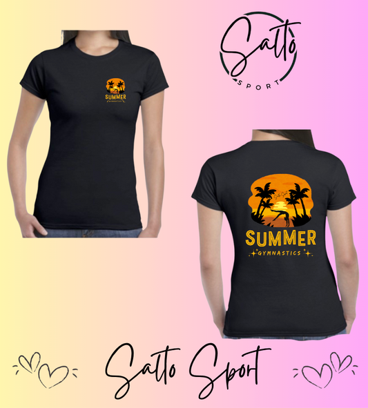 T shirt SUMMER GYMNASTICS Noir ou Blanc