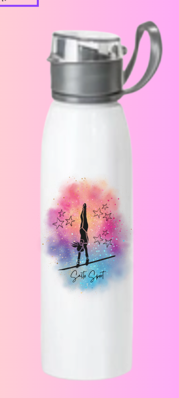 Gourde aluminium GYM avec couvercle