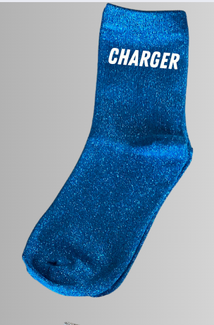 Chaussettes à paillettes CHARGER !!!!!!!!!!!