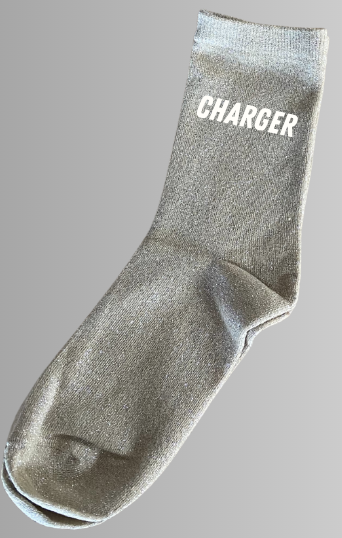 Chaussettes à paillettes CHARGER !!!!!!!!!!!