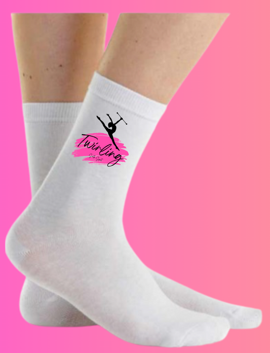 Chaussettes TWIRLING plusieurs coloris