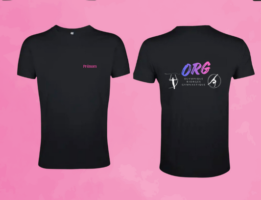 T shirt ORG noir ou blanc
