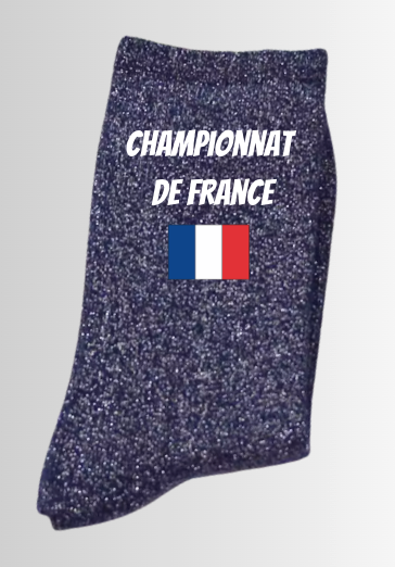 Chaussettes a paillettes CHAMPIONNAT DE FRANCE