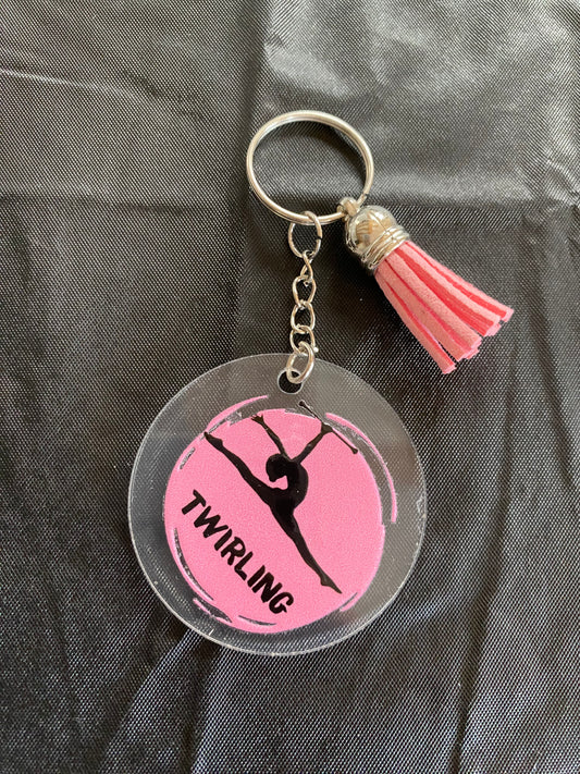 Porte clé Twirling pastel