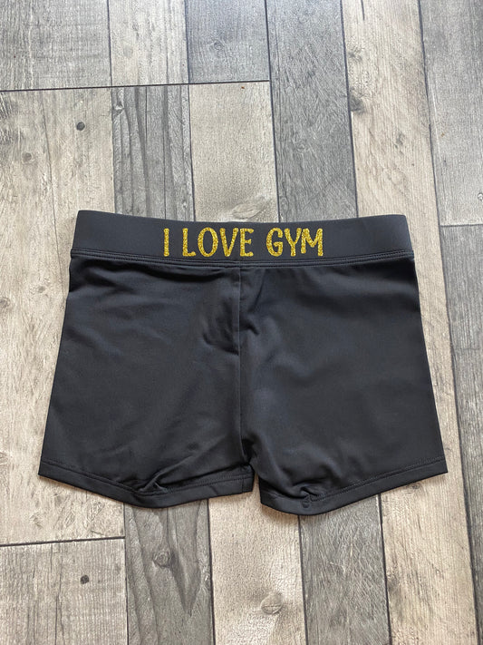 Short GYM I LOVE GYM enfant