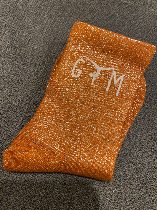 Chaussettes à paillettes message GYM