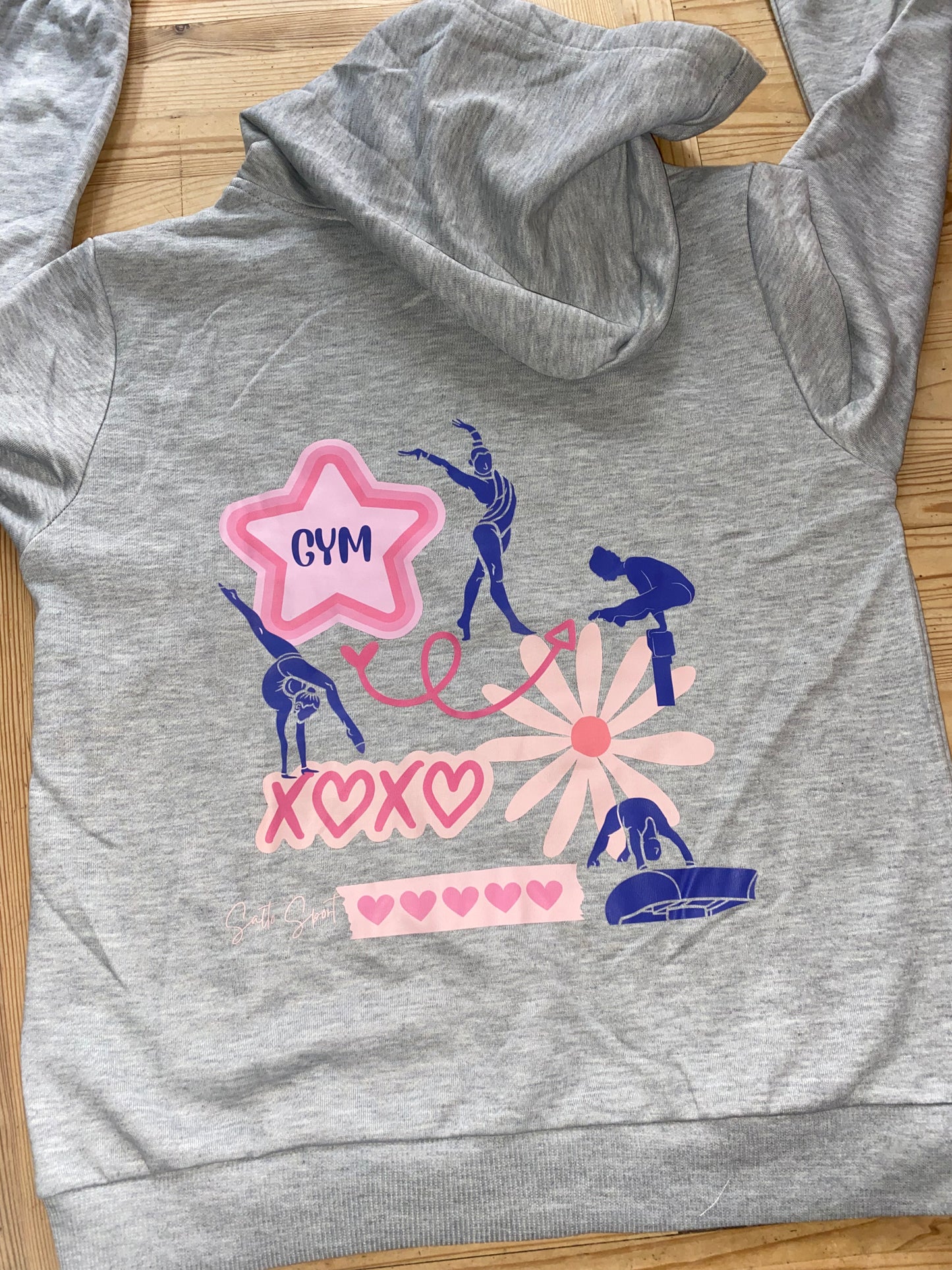 Veste à capuche Gym XOXO Gris