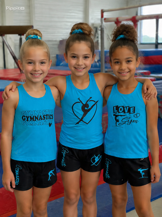 Ensemble short et debardeur  Turquoise