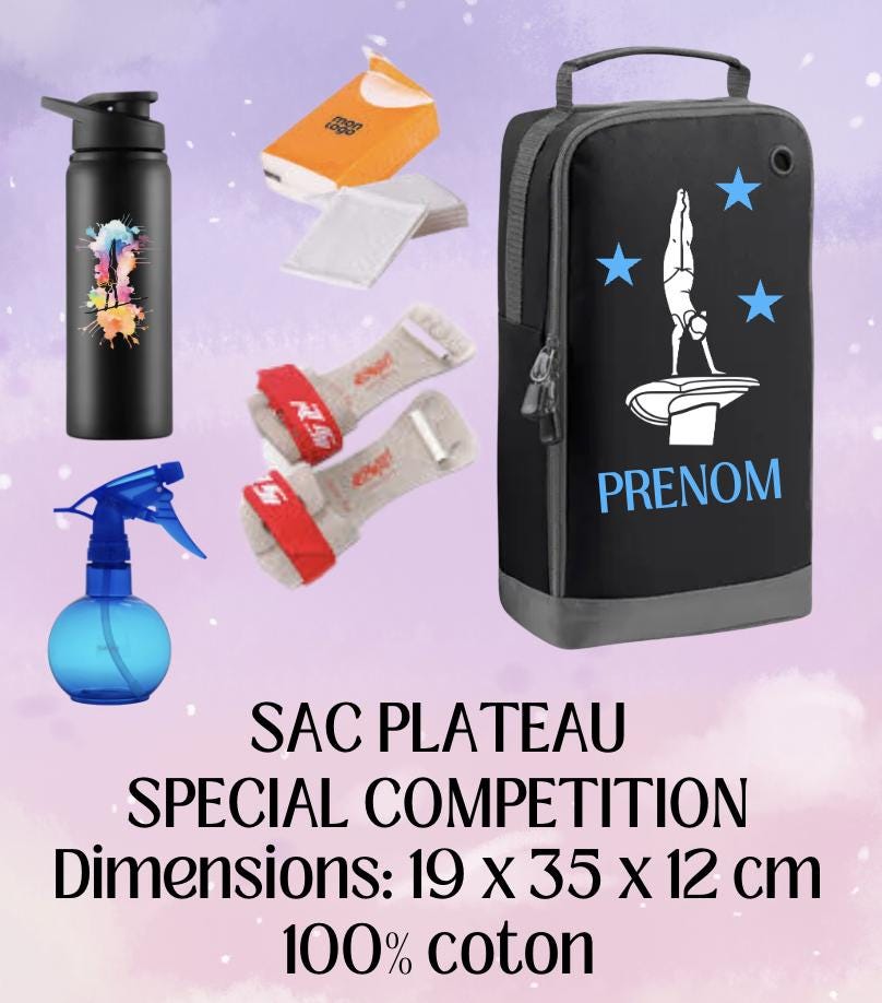 Sac spécial plateau de compétition personnalisé plusieurs modèles au choix
