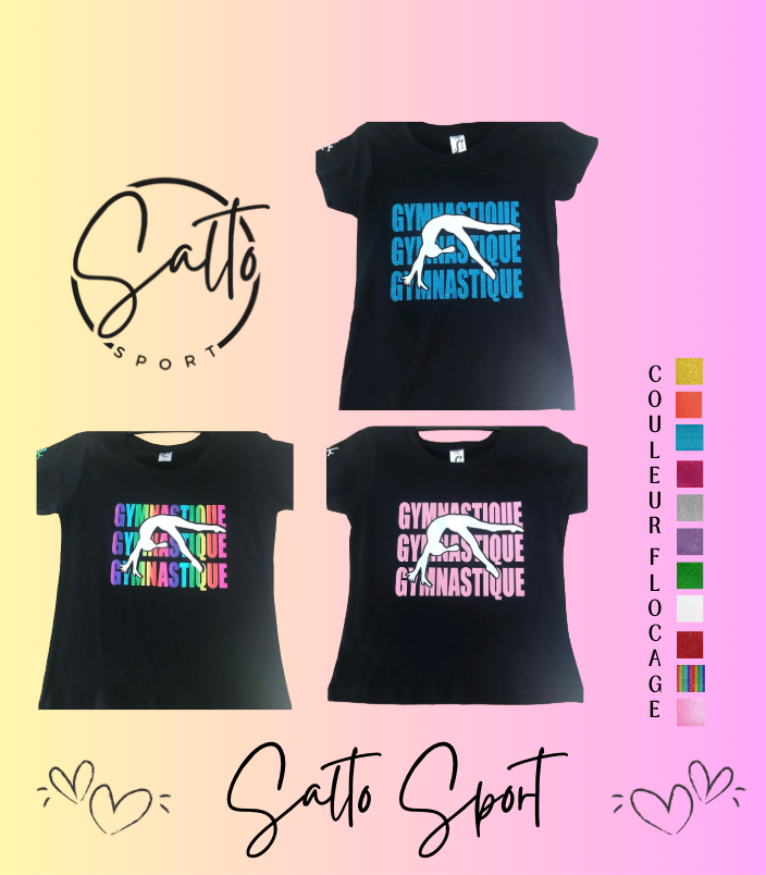 T shirt coton GYMNASTIQUE GYMNASTIQUE GYMNASTIQUE