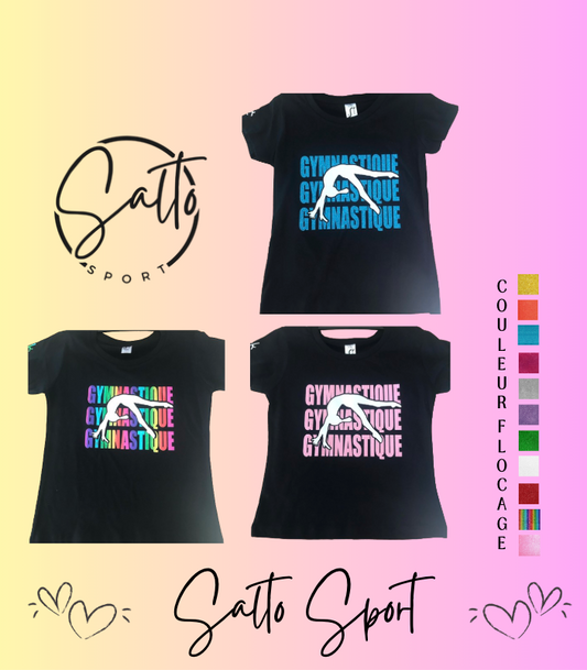 T shirt coton GYMNASTIQUE GYMNASTIQUE GYMNASTIQUE