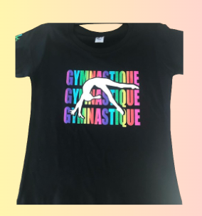 T shirt coton GYMNASTIQUE GYMNASTIQUE GYMNASTIQUE