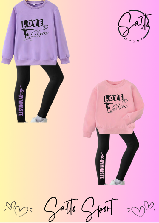 Ensemble leggings et sweat personnalisable