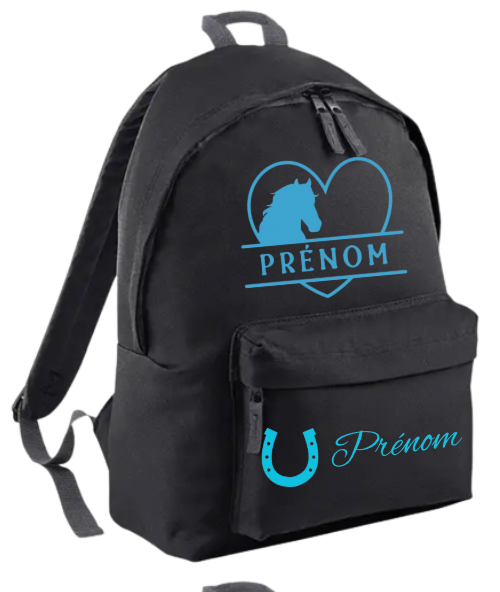 Sac à dos personnalisé EQUITATION CHEVAL PONEY