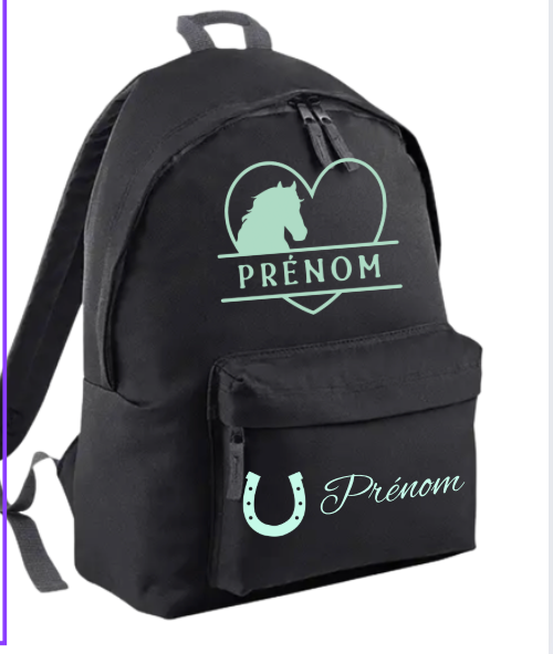 Sac à dos personnalisé EQUITATION CHEVAL PONEY
