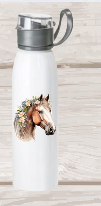 Gourde Equitation plusieurs modèles au choix prénom offert