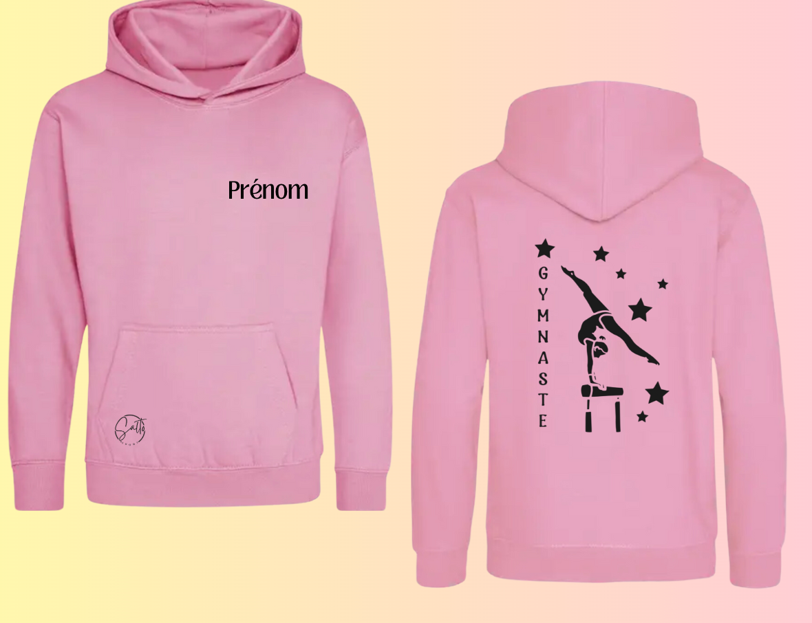 Sweat a capuche  POUTRE ECART Pastel