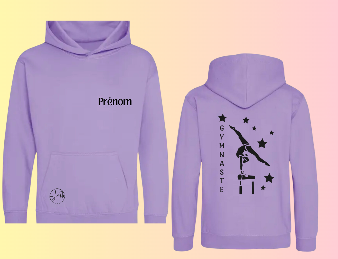 Sweat a capuche  POUTRE ECART Pastel