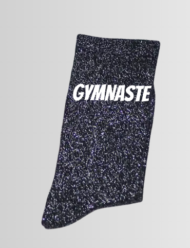 Chaussettes a paillettes GYM, GYMNASTE plusieurs modèles coloris au choix