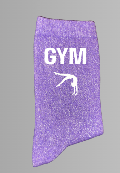 Chaussettes a paillettes GYM, GYMNASTE plusieurs modèles coloris au choix