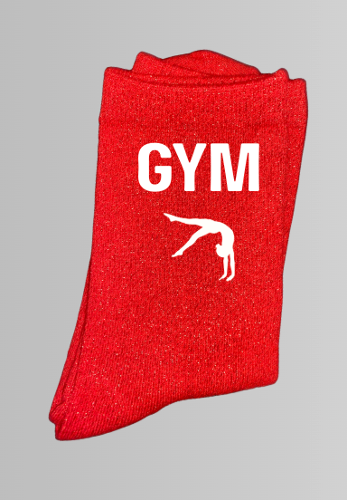 Chaussettes a paillettes GYM, GYMNASTE plusieurs modèles coloris au choix