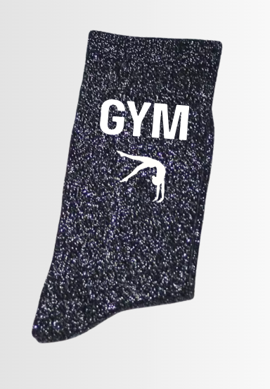 Chaussettes a paillettes GYM, GYMNASTE plusieurs modèles coloris au choix
