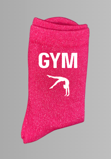 Chaussettes a paillettes GYM, GYMNASTE plusieurs modèles coloris au choix
