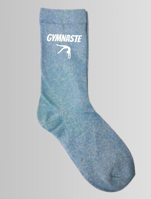 Chaussettes a paillettes GYM, GYMNASTE plusieurs modèles coloris au choix