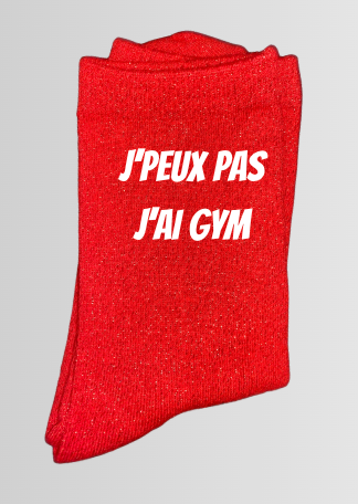 Chaussettes à paillettes J'PEUX PAS J'AI GYM