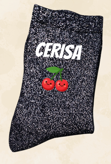 Chaussettes a paillettes SKIBIDI TENTAFRUIT ;-)