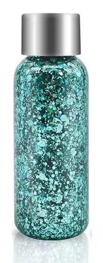 Gel Paillettés pour cheveux et  corps ultra brillantes et scintillantes couleur au choix