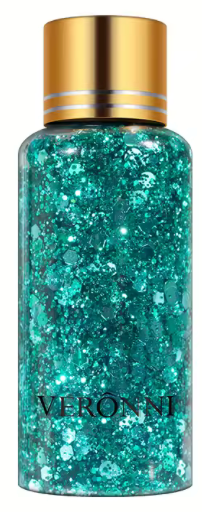 Gel Paillettés pour cheveux et  corps ultra brillantes et scintillantes couleur au choix