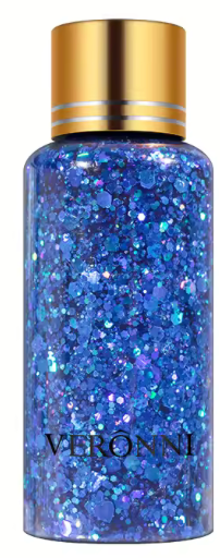 Gel Paillettés pour cheveux et  corps ultra brillantes et scintillantes couleur au choix