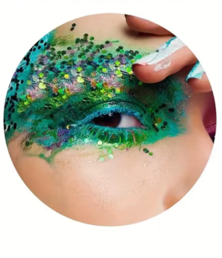 Gel Paillettés pour cheveux et  corps ultra brillantes et scintillantes couleur au choix