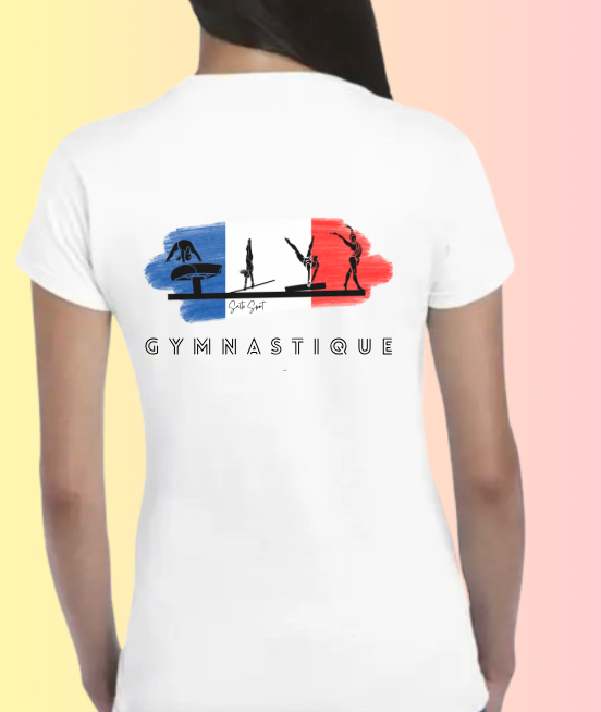 T shirt tricolore FRANCE gym