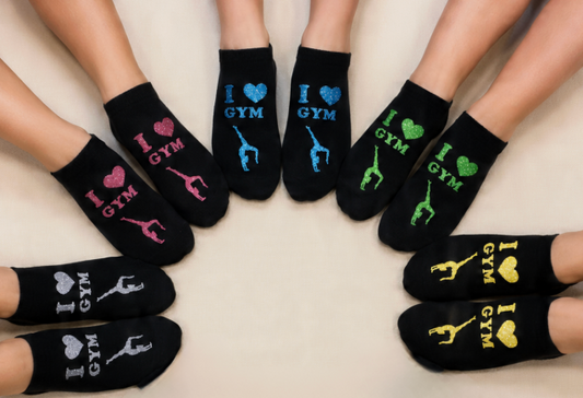 Chaussettes flocage I LOVE GYM