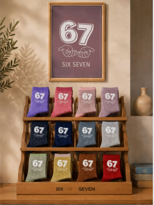 Chaussettes à paillettes 67 SIX SEVEN